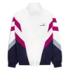 Outlet Verona Track Jacket- White/ Multi Nylon