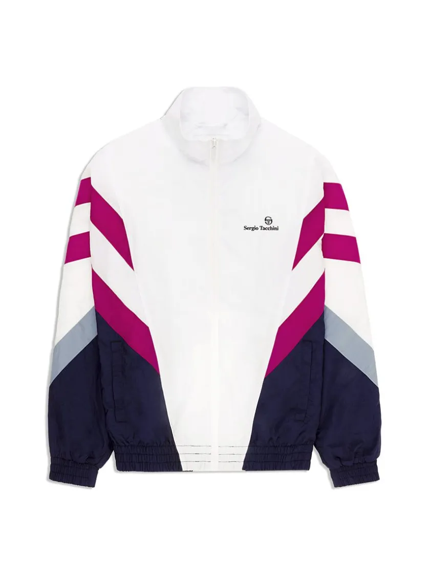 verona_track_jacket_white_multi_0-2.webp Outlet Verona Track Jacket- White/ Multi Nylon