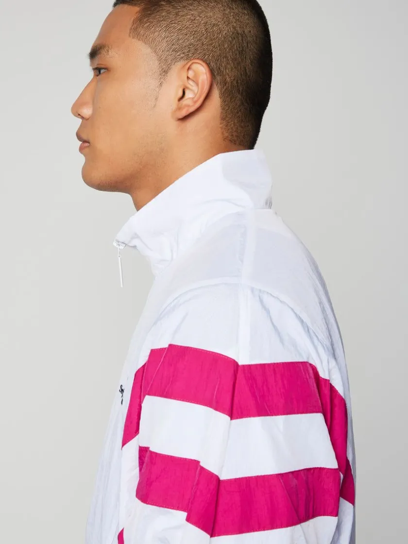 verona_track_jacket_white_multi_5-2.webp Outlet Verona Track Jacket- White/ Multi Nylon