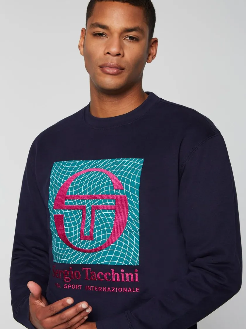warp_crewneck_maritime_blue_4-1.webp Fashion Warp Crewneck- Maritime Blue Sweatshirts And Hoodies