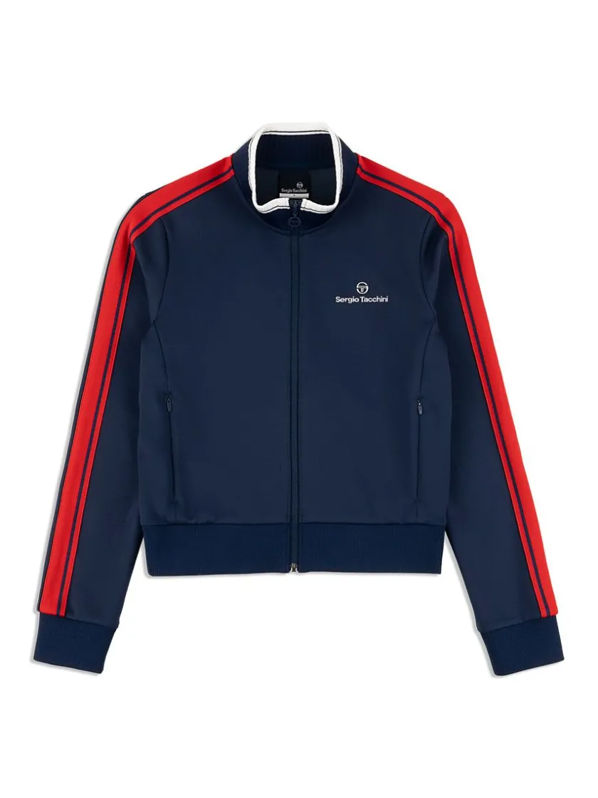 womens_damarindo_track_jacket_maritime_blue_0.webp Online Women'S Damarindo Track Jacket- Maritime Blue For The Court