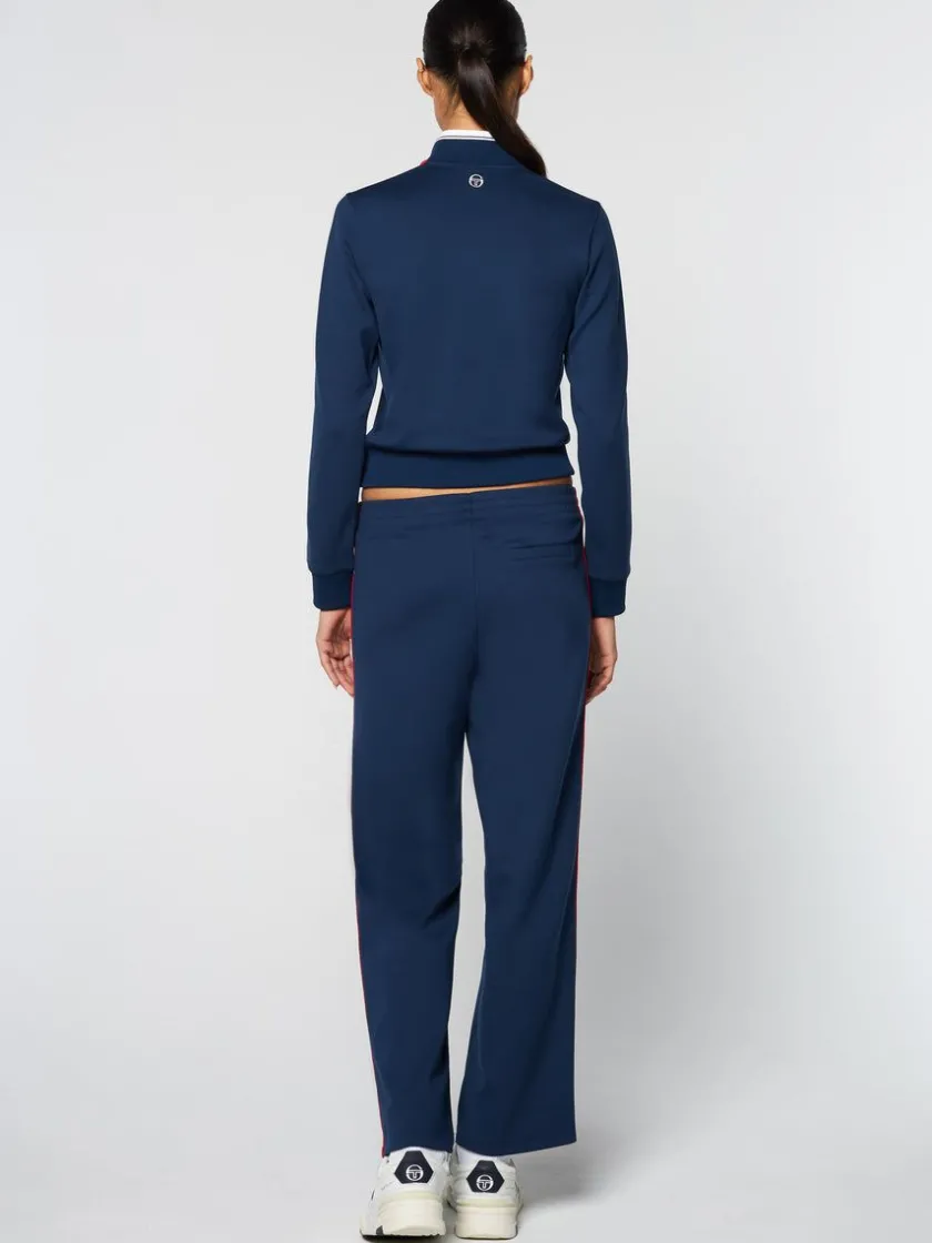 womens_damarindo_track_jacket_maritime_blue_3.webp Online Women'S Damarindo Track Jacket- Maritime Blue For The Court