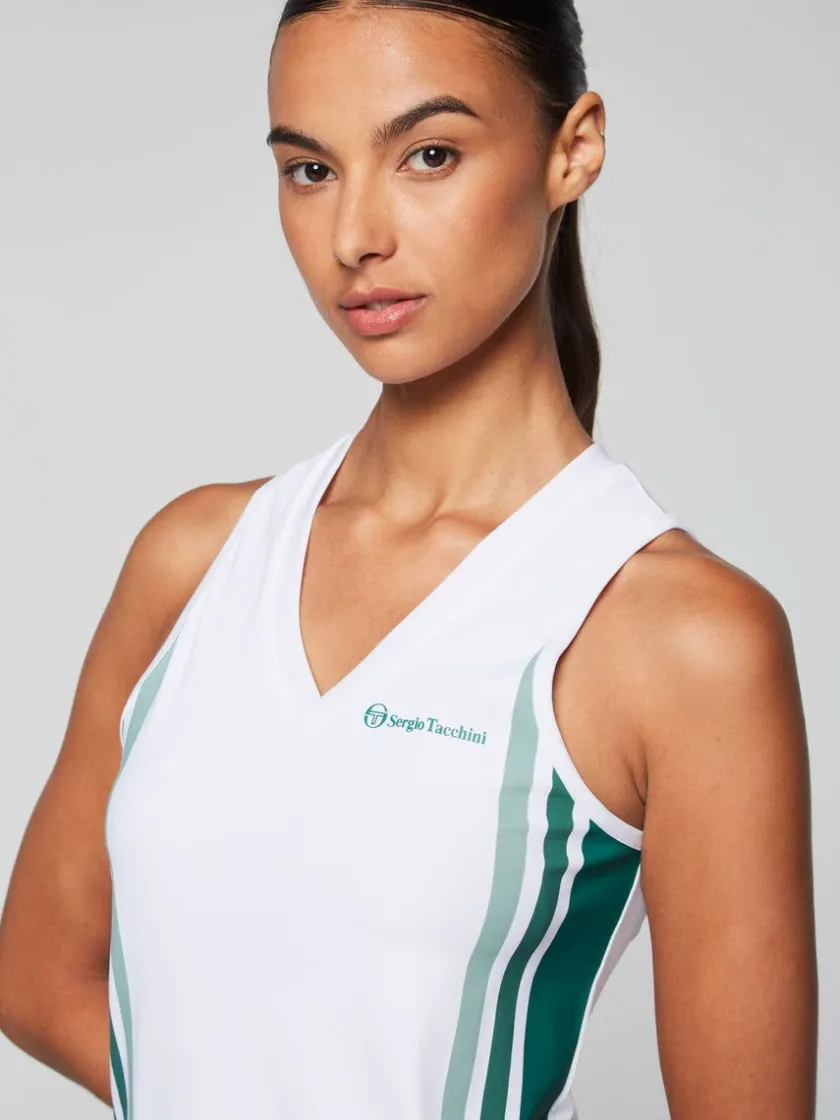 womens_monza_tennis_tank_brilliant_white_4-1.webp Discount Women'S Monza Tennis Tank- Brilliant White Tops And Sports Bras