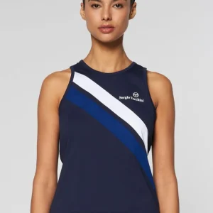 Best Sale Women'S Ortica Tennis Tank- Maritime Blue Tops And Sports Bras