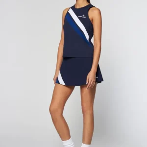 Best Sale Women'S Ortica Tennis Tank- Maritime Blue Tops And Sports Bras