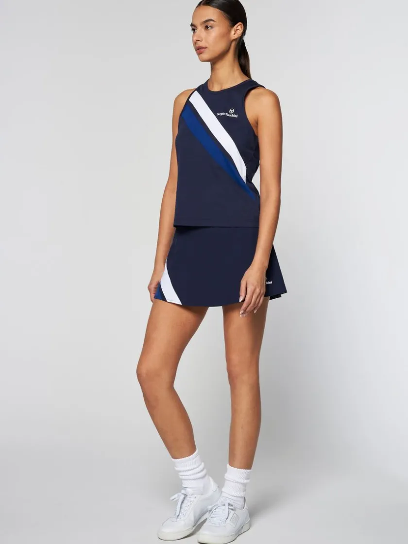 womens_ortica_tennis_tank_maritime_blue_1.webp Best Sale Women'S Ortica Tennis Tank- Maritime Blue Tops And Sports Bras