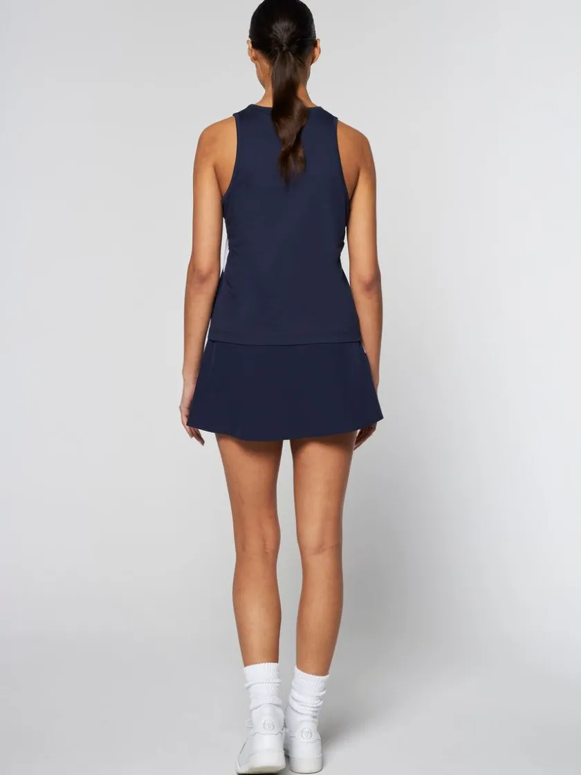 womens_ortica_tennis_tank_maritime_blue_2.webp Best Sale Women'S Ortica Tennis Tank- Maritime Blue Tops And Sports Bras