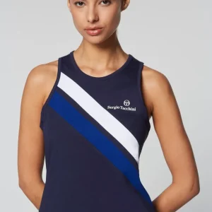 Best Sale Women'S Ortica Tennis Tank- Maritime Blue Tops And Sports Bras