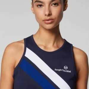 Best Sale Women'S Ortica Tennis Tank- Maritime Blue Tops And Sports Bras