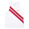 Shop Women'S Ortica Tennis Tank- White Tops And Sports Bras
