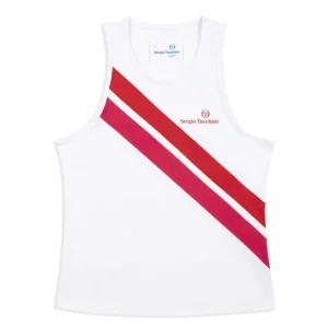 Shop Women'S Ortica Tennis Tank- White Tops And Sports Bras
