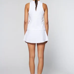 Shop Women'S Ortica Tennis Tank- White Tops And Sports Bras