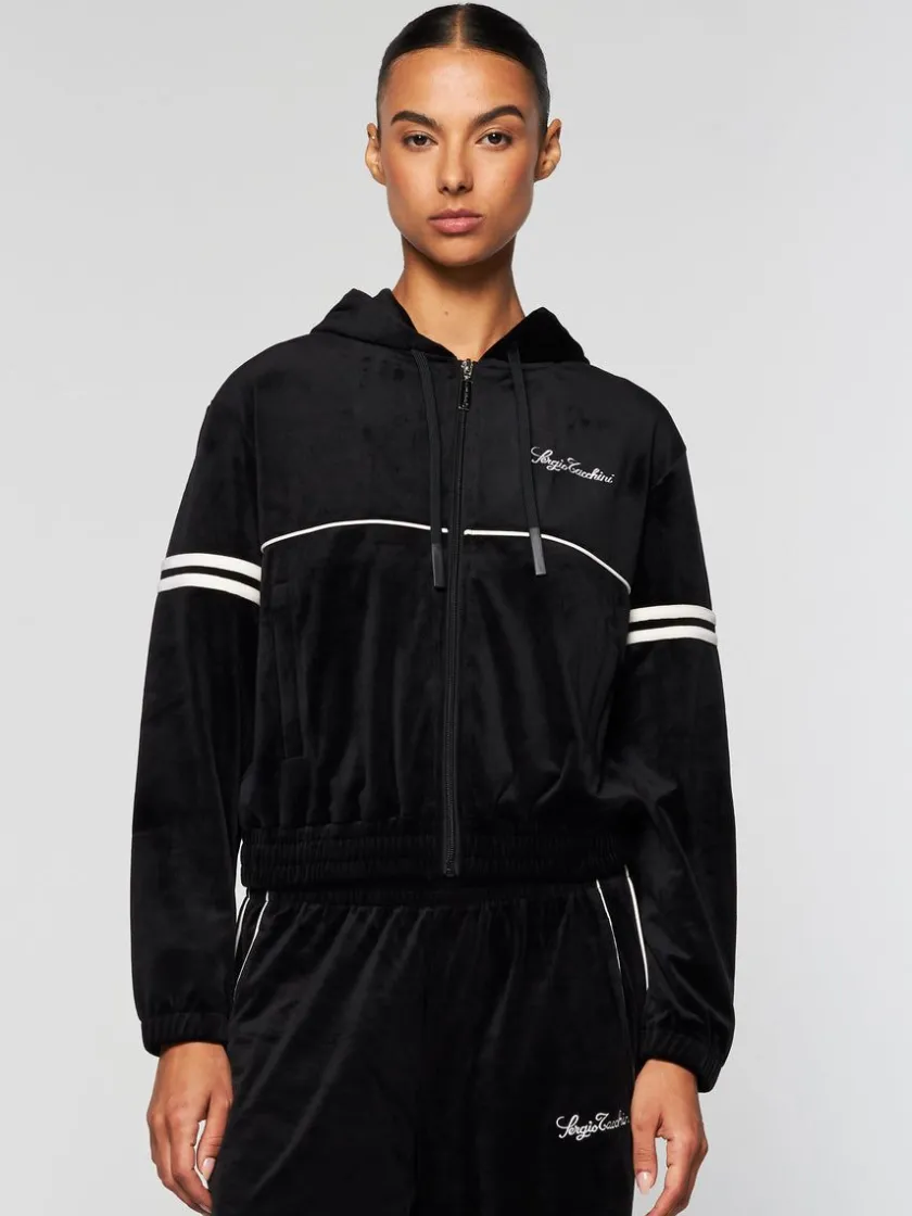 womens_scopeto_hoodie_black_beauty_1.webp Shop Women'S Scopeto Hoodie- Black Beauty Velour