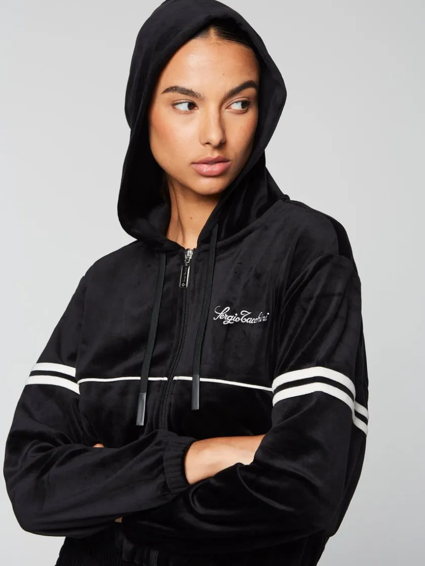 womens_scopeto_hoodie_black_beauty_2.webp Shop Women'S Scopeto Hoodie- Black Beauty Velour