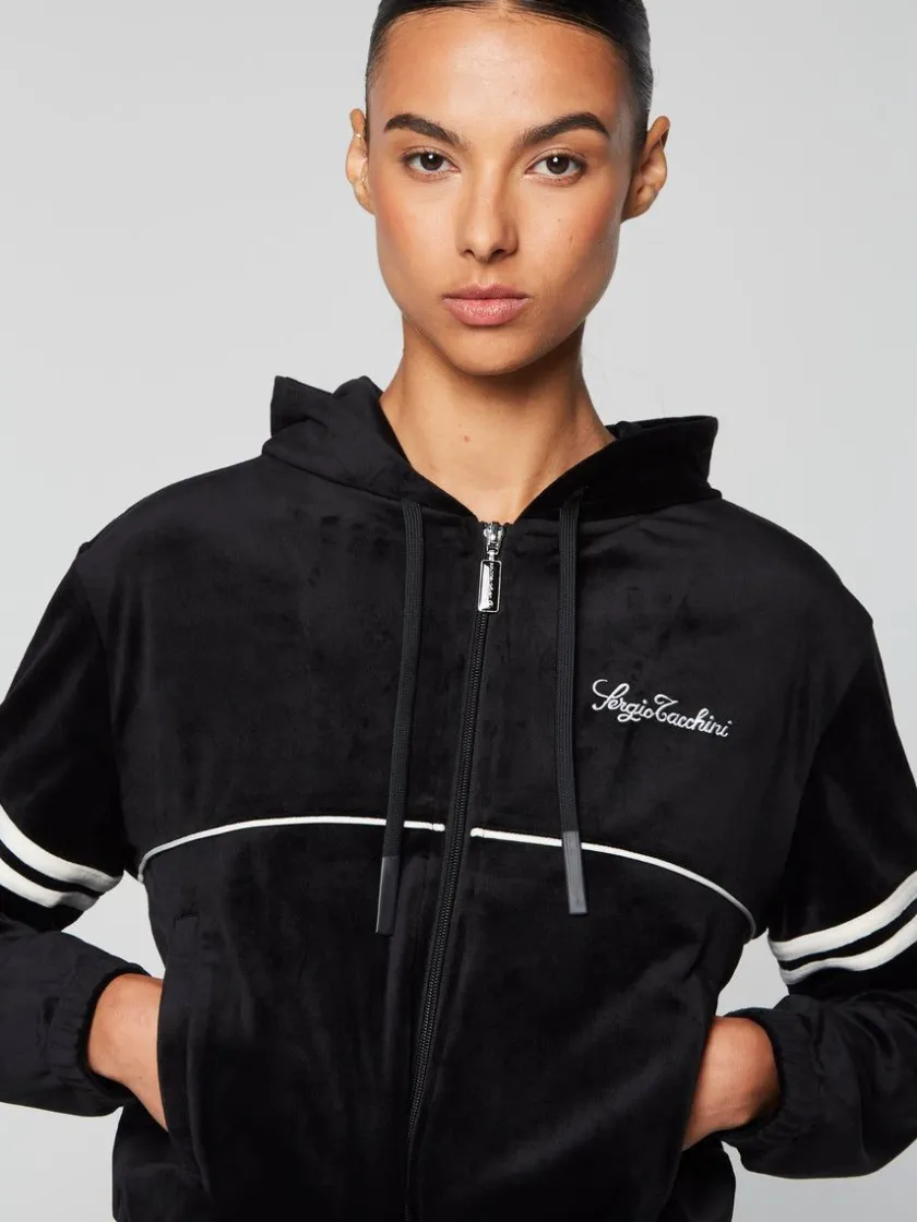 womens_scopeto_hoodie_black_beauty_5.webp Shop Women'S Scopeto Hoodie- Black Beauty Velour