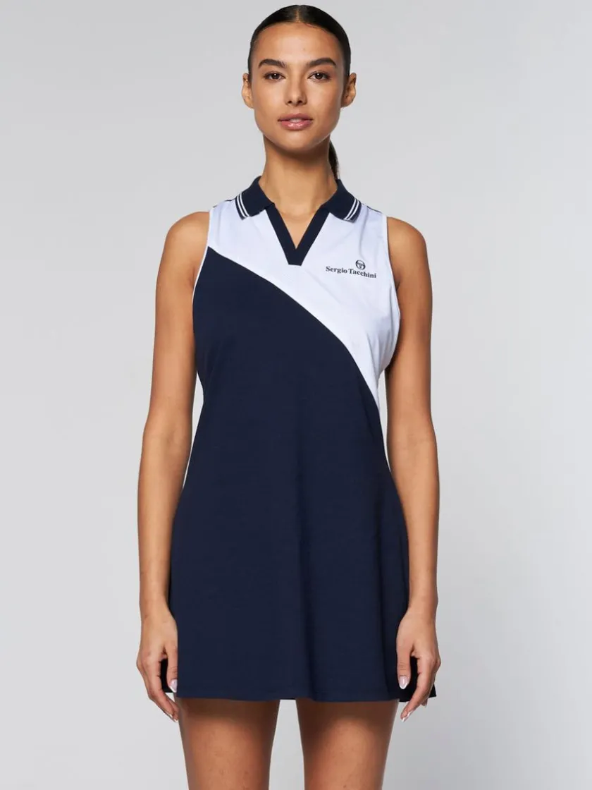 womens_vigentino_tennis_dress_maritime_blue_0.webp Outlet Women'S Vigentino Tennis Dress- Maritime Blue Dresses