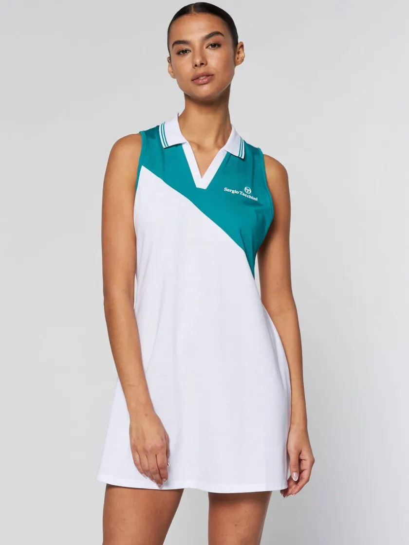 womens_vigentino_tennis_dress_white_1.webp Shop Women'S Vigentino Tennis Dress- White Dresses
