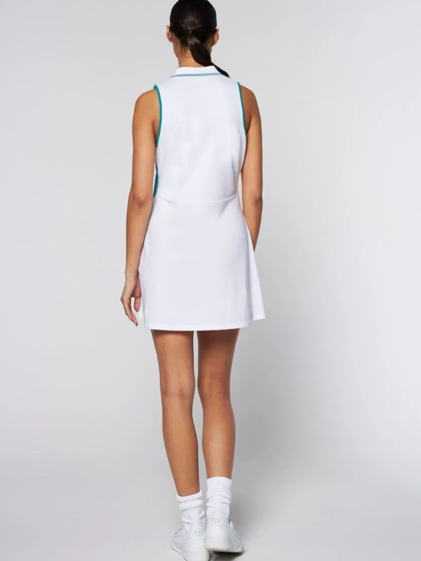 womens_vigentino_tennis_dress_white_3.webp Shop Women'S Vigentino Tennis Dress- White Dresses