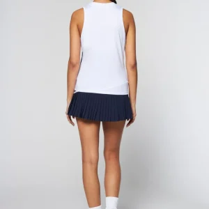 Clearance Women'S Vigentino Tennis V-Neck Tank Top- Maritime Blue Tops And Sports Bras