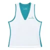 Fashion Women'S Vigentino Tennis V-Neck Tank Top- White Tops And Sports Bras