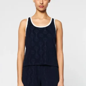 Hot Zona Tank- Maritime Blue Tops And Sports Bras