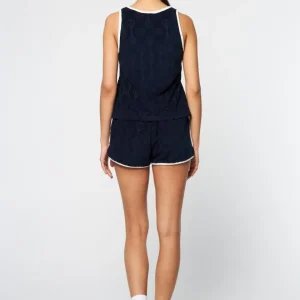 Hot Zona Tank- Maritime Blue Tops And Sports Bras