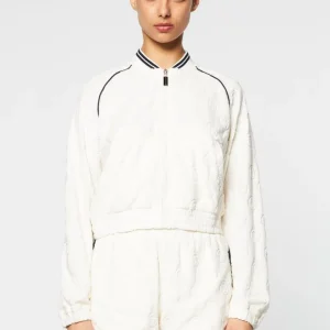 Fashion Zona Track Jacket- Gardenia For The Court